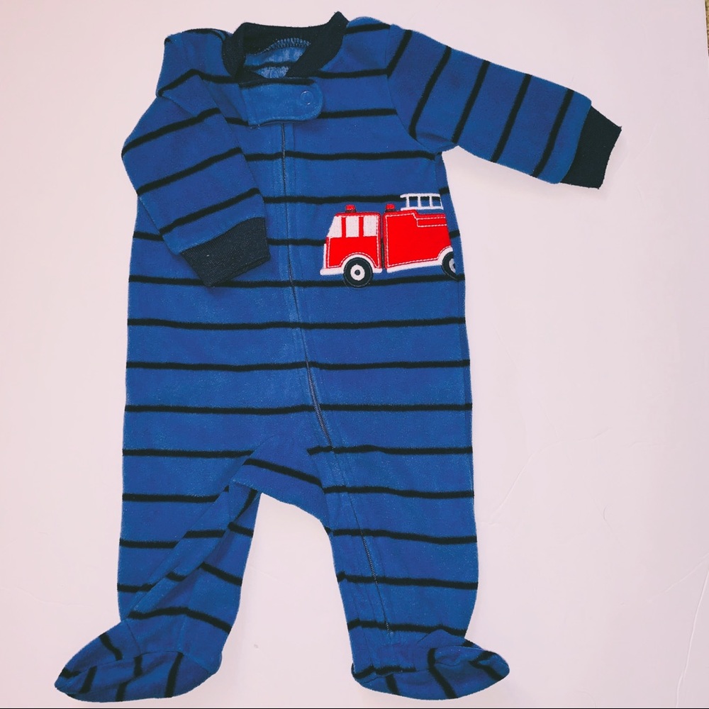 Carters Newborn Firetruck Footies 10/$10